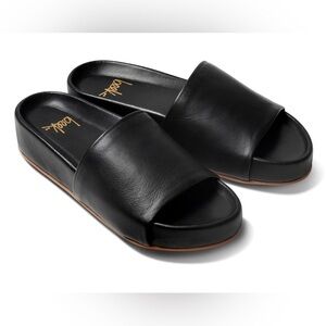 beek Pelican Leather Platform Sandals